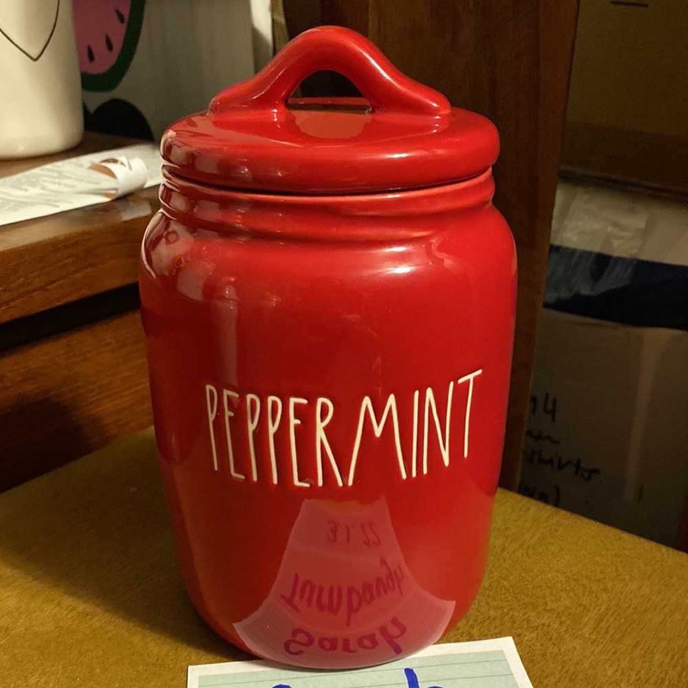 Reserved peppermint canister!